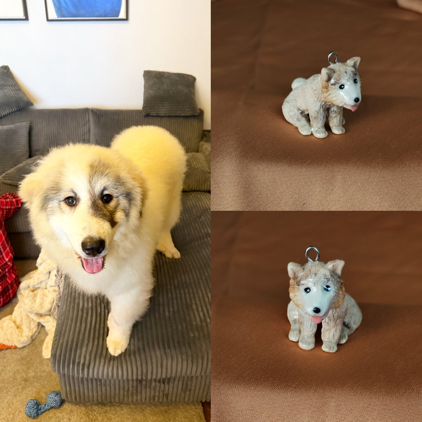 Dog Figures/ figurines - turn your dog's photo into a desk buddy/ keychain