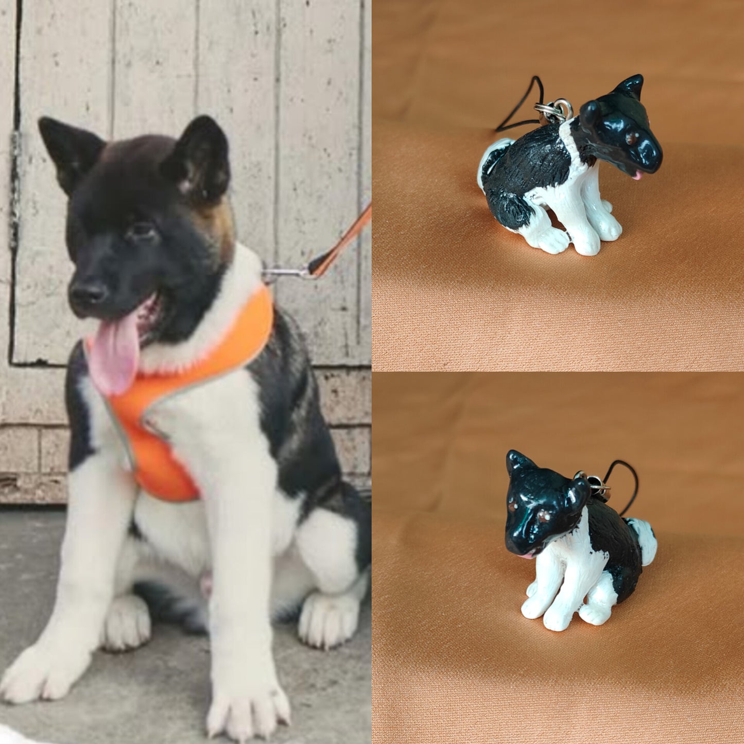 Dog Figures/ figurines - turn your dog's photo into a desk buddy/ keychain