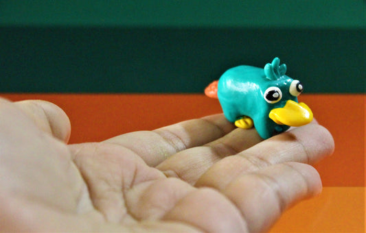 Platypus Perry figure/ figurine/ collectable/ doll/ action figure/ handmade figure