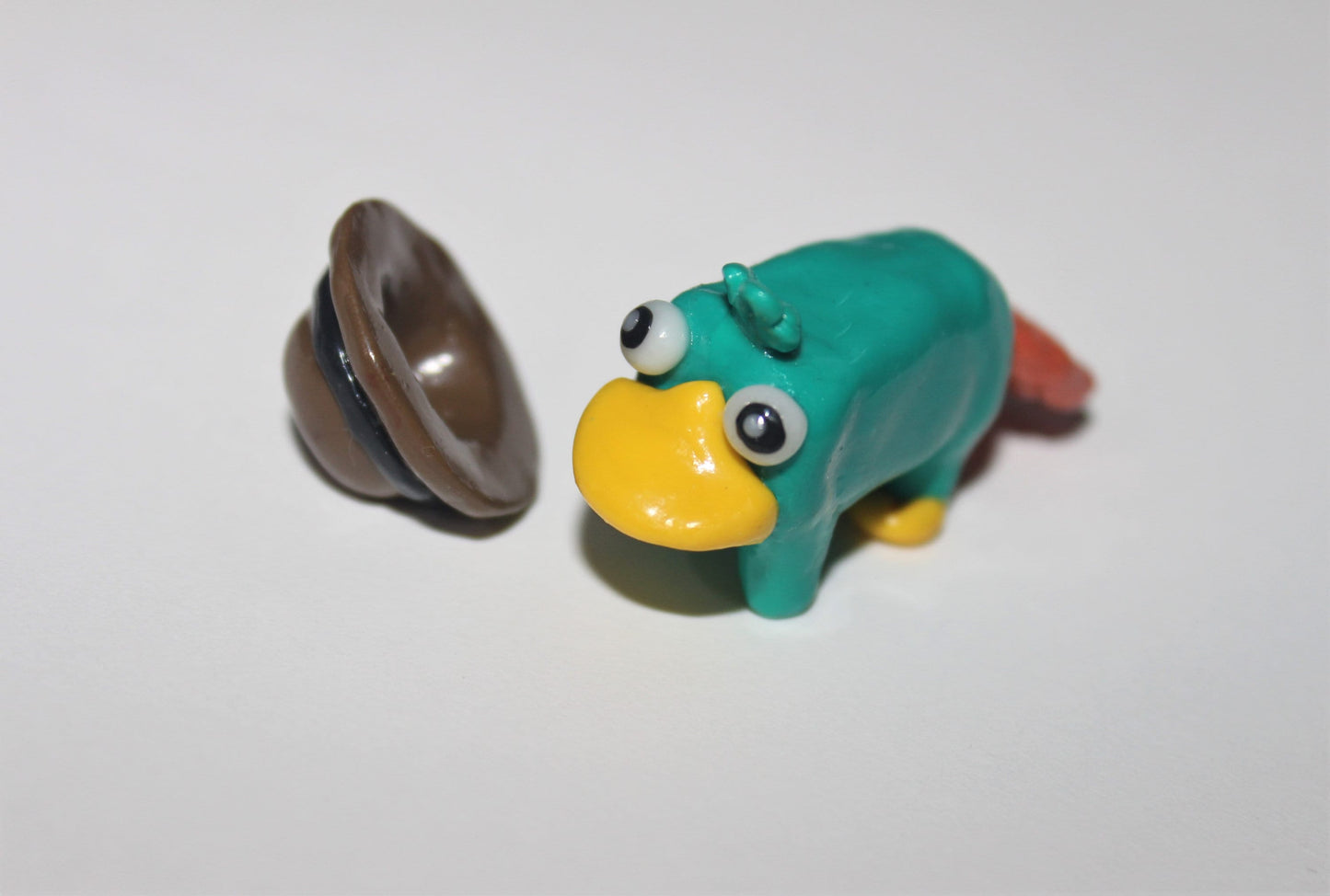 Platypus Perry figure/ figurine/ collectable/ doll/ action figure/ handmade figure