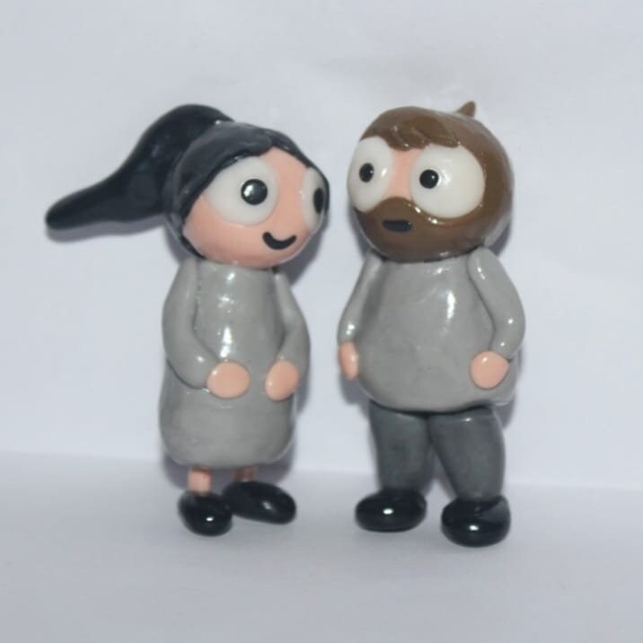 Catanacomics John and Catana collectables, figures, figurines, toys, handmade