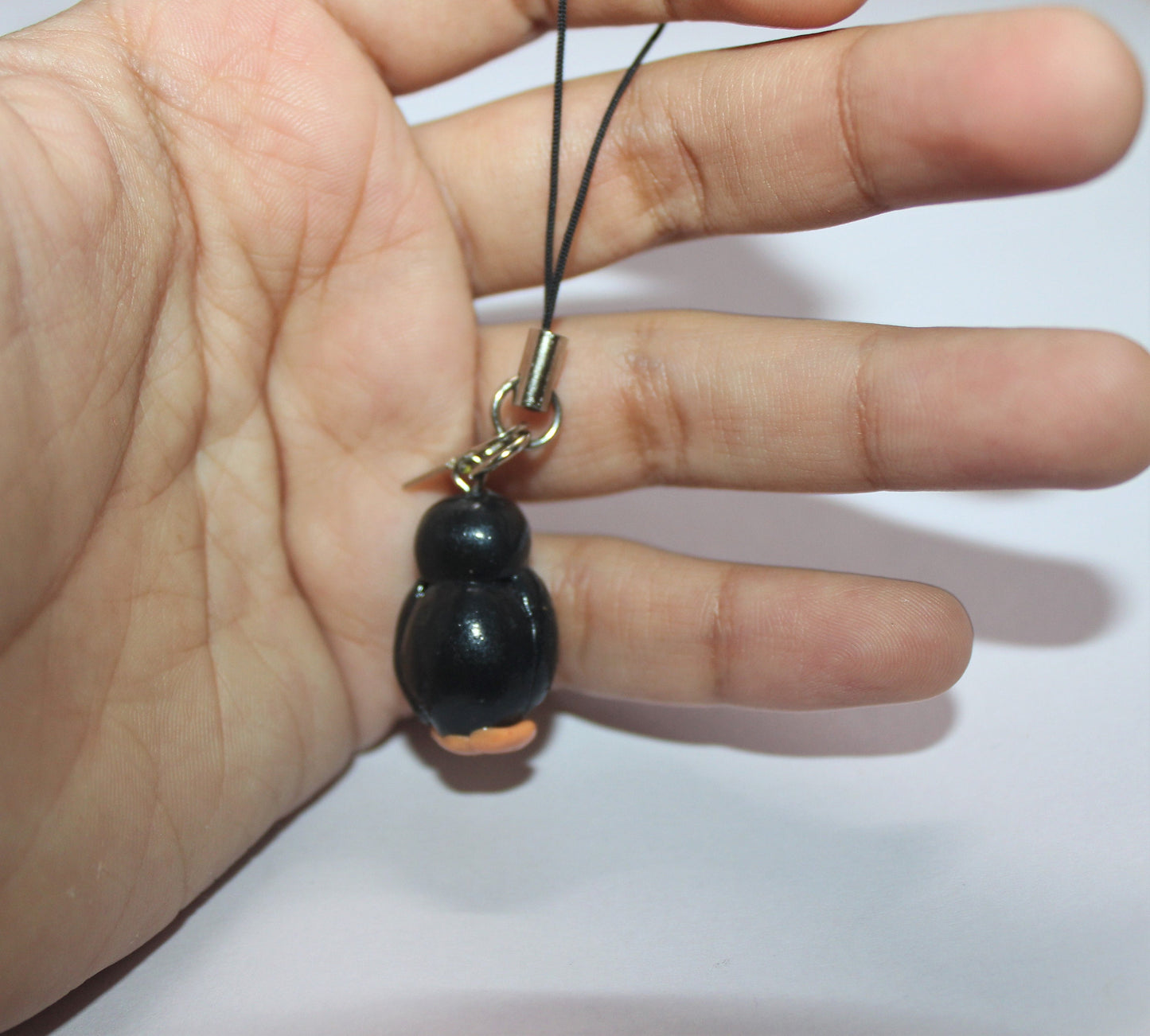 Pingu/ Pingu head/ Miniature Pingu/ Penguin keychain