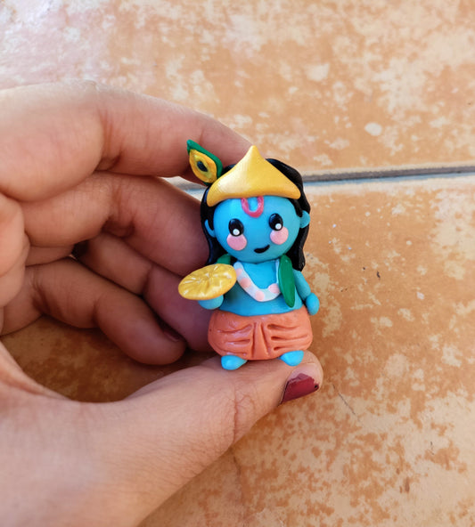 Baby Krishna, Shiv, Bhim, Arjun figures figurines, Indian gods