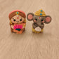 Mixed Colour Ganesh Laxmi Miniature figures, dolls, collectibles, idols, set/single