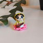 Saraswati Figure Figurine Idol on Lotus