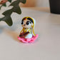 Saraswati Figure Figurine Idol on Lotus