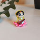 Saraswati Figure Figurine Idol on Lotus