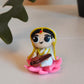 Saraswati Figure Figurine Idol on Lotus