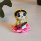 Saraswati Figure Figurine Idol on Lotus