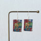 Cat and fish bowl earrings danglers