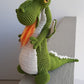 Crochet Dragon plushy soft toy doll handmade