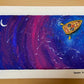SAIL painting on canvas boat river abstract art