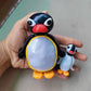 Angry Pingu and Pinga set of 2 dolls, figures, collectibles