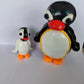 Angry Pingu and Pinga set of 2 dolls, figures, collectibles