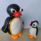 Angry Pingu and Pinga set of 2 dolls, figures, collectibles