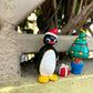 Chirstmas themed Pingu, Christmas tree and gift
