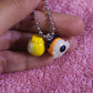 Calvin and Hobbes charm/ keychain/ keyring/ collectable
