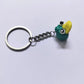 Agent P Perry head Figure/Keychain, keyring, action figure, figurine, collectable, handmade, Phineas and Ferb, Platypus Perry