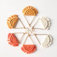 Macrame earrings, danglers
